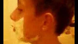 sky shows how to shave