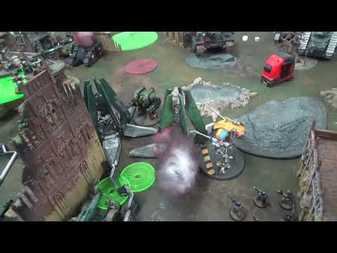 Horus Heresy Battle Report: 18,000 Points! SW, DA, & Salamanders vs. Mechanicum, IK, and IA.