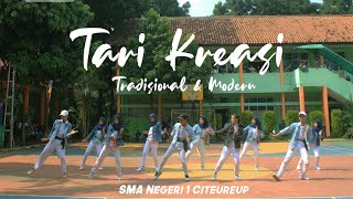 Download lagu TARI KREASI TERBAIK TRADISONAL MIX MODERN BY PSIKOPAT SMANS - SMA NEGERI 1 CITEUREUP mp3