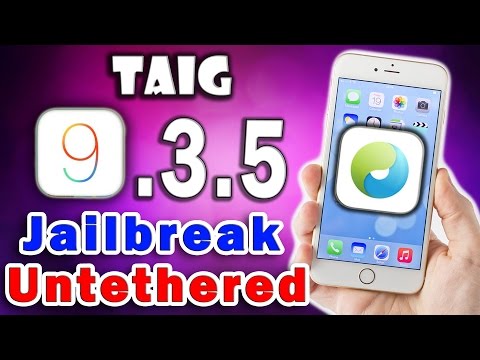 iOS 9.3.5 - 9.3.4 TaiG - Jailbreak Untethered Release - iPhone 6s, 6, 5s, 5 iPad Pro, Air NEW UPDATE