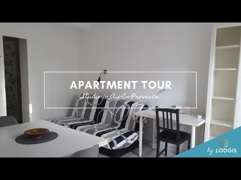 Apartment Tour // Furnished  20.1m2 in Aix-en-Provence – Ref : 1AN23222