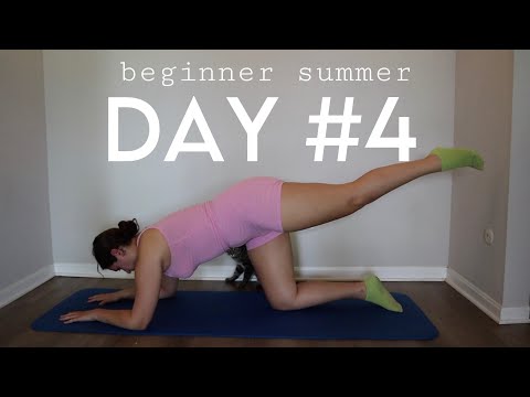 Day #4 Beginner Summer 30 Day Workout Challenge - Full Body 18 Mins At Home No Equipment