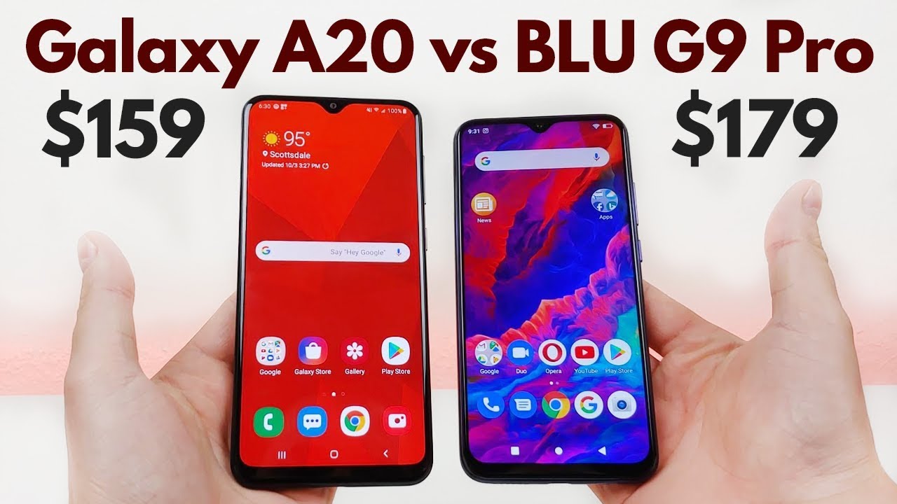 Samsung Galaxy A20 vs BLU G9 Pro - Who Will Win?