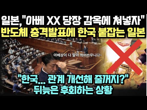 [유튜브] 반도체 충격발표에 한국 붙잡는 일본