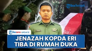 Tiba di Temanggung, Keluarga beserta Para Pelayat Memadati Rumah Duka Jenazah Kopda Eri Priambodo