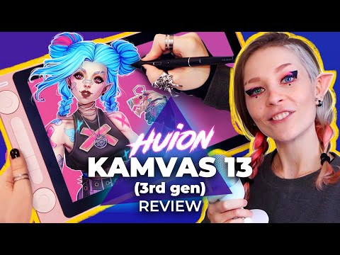 HUION Kamvas 13 (Gen 3) ✏️ Unboxing | Review | Speed Painting
