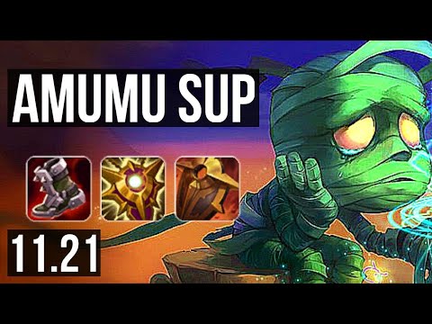 AMUMU & Miss Fortune vs LEONA & Lucian (SUP) | 3/4/23, Rank 10 Amumu | NA Challenger | 11.21