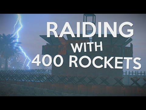 We RAIDED everyone with 400 ROCKETS - Rust