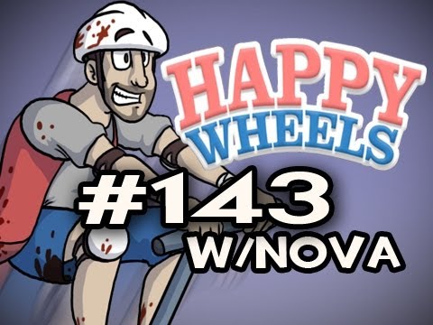 Happy Wheels w/Nova Ep.143 - TRIP TO BRAZIL & MT.PAIN DOWNHILL