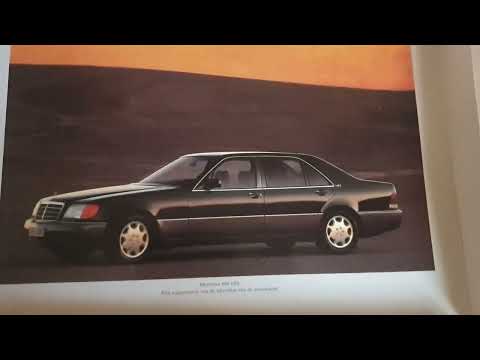 Mercedes W140 V12 600 SEL folder / prospect
