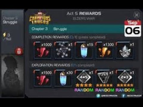 Act 5 Series 5.3.1 - 5.3.6 Marvel Contest of Champions