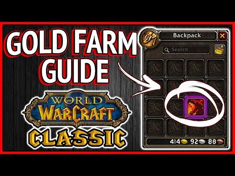 Classic WoW - Gold Farm Guide - For Low Levels