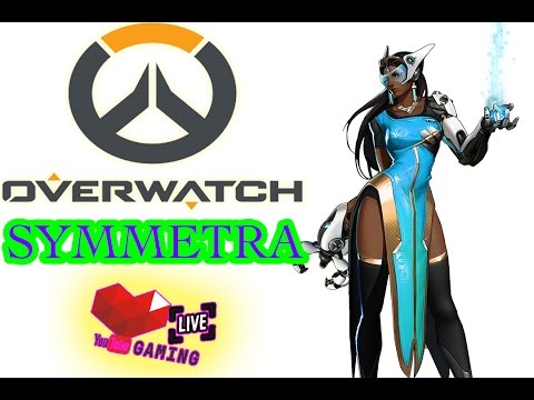 OVERWATCH - BETA - SYMMETRA - LIVE GAMEPLAY