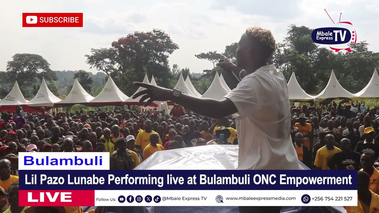 Lil Pazo performing live in Bulambuli at ONC Empowerment