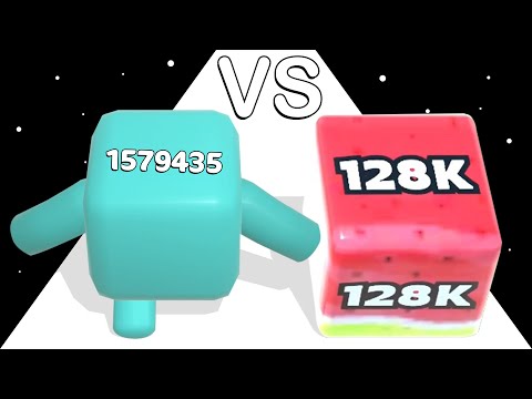 Level Up Numbers VS Jelly Run 2048: ASMR Gameplay ❌ Max Level!