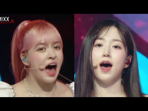 Lily and Haewon doing the insane highnote together (LIVE performance)