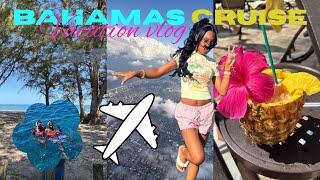 TRAVEL VLOG | Bahamas cruise🇧🇸, snorkeling, beach & more🌴 |