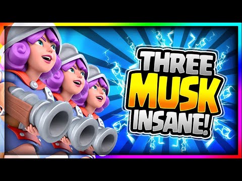 87% win rate with Three Musketeers | Clash royale