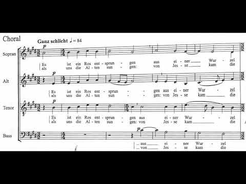 Hugo Distler: Die Weihnachtsgeschichte - Es ist ein Ros entsprungen (Capella Columbae)