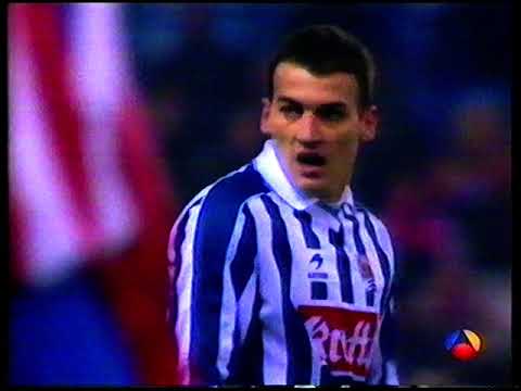 Atletico de Madrid Real Sociedad Copa de la UEFA diciembre 1998 2ªParte