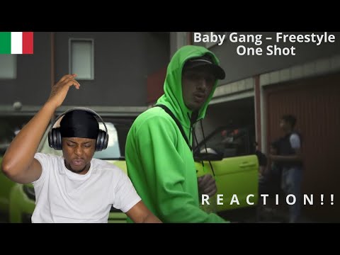 UK 🇬🇧 REACTION TO 🇮🇹 ITALIAN | Baby Gang – Freestyle One Shot Remix (prod. Bobo)