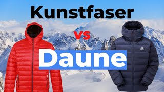 Daune vs. Kunstfaserjacke | 7 Unterschiede