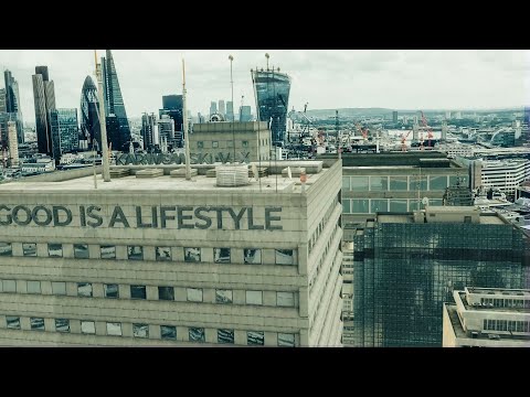 [Good is a lifestyle] 3D city after effects. Metropolitan. Matrix project.