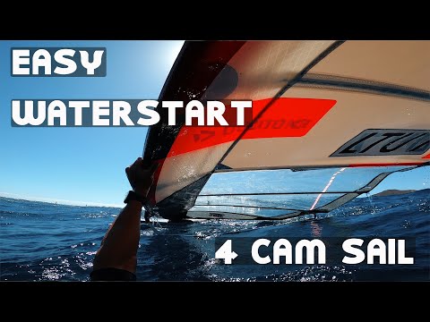 How to do a Waterstart? - Slalom Sail edition - Windsurfing Tips Ep. 3