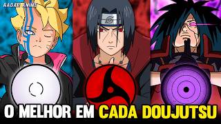 O MELHOR USUÁRIO DE CADA DOUJUTSU EM NARUTO