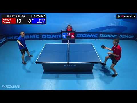 20:05 Maksym Deineha - Serhii Kalenyk 24.08.2023 TT Euro.Cup Ukraine Master. TABLE 3