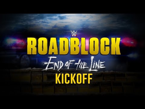 WWE Roadblock: End of the Line Kickoff: Dec. 18, 2016