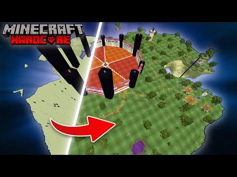 I transformed the ending in Minecraft Hardcore! | Flexi Minecraft Hardcore German #6