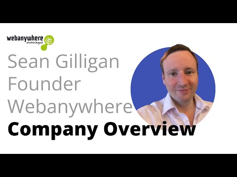 Sean Gilligan, Founder Webanywhere - LMS