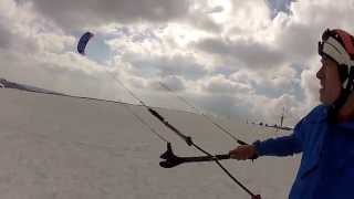 preview picture of video 'Snowkite Feldberg 05.05.13'