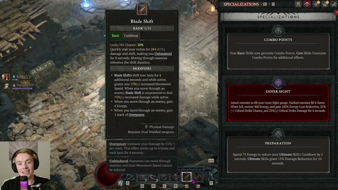 Twisting Blades Rogue Leveling Guide for Diablo IV Season 14 - Death ...