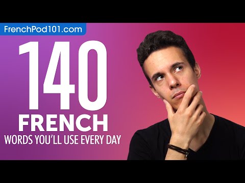 140 French Words You'll Use Every Day - Basic Vocabulary #54