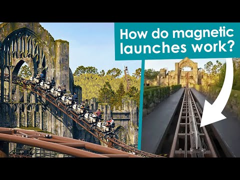 How do magnetic launch coasters work? | LSMs & LIMs explained