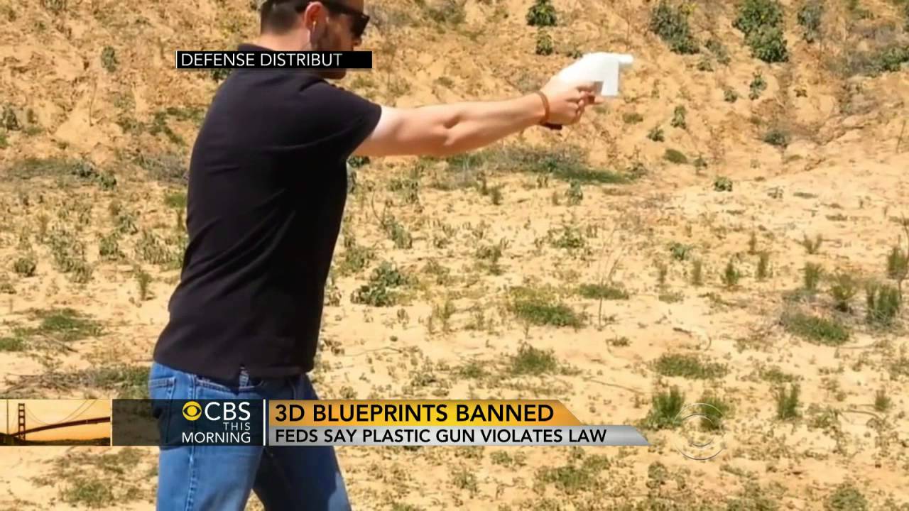 Blueprints for gun made with 3D printer removed from Internet