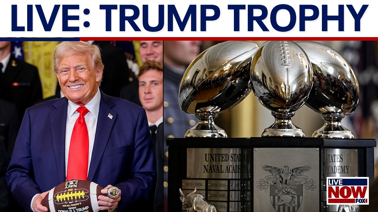 WATCH LIVE: President Trump presents Commander in Chief trophy