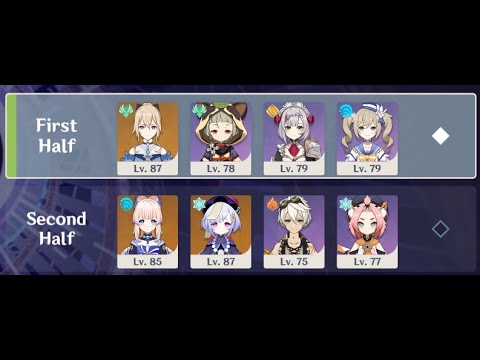 2.1 Spiral Abyss Corrosion - Healers Only (Floor 11, 9 Stars)