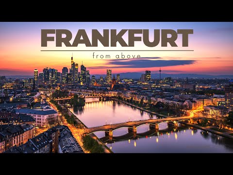 FRANKFURT AM MAIN BY DRONE (ALEMANHA) | 4K UHD | Vistas fascinantes a partir de uma vista aérea por drone