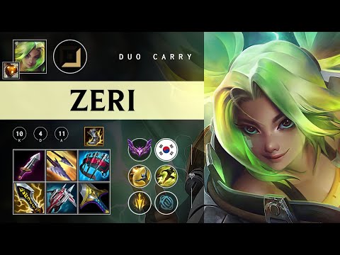Zeri ADC vs Miss Fortune - KR Master Patch 26.02