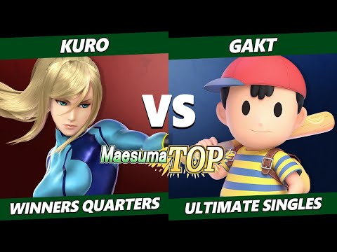 Maesuma Top #4 SSBU - Kuro (ZSS) Vs. Gackt (Ness) Smash Ultimate Winners Quarters