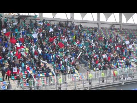 "Gol de Audax Italiano frente a Palestino" Barra: Los Tanos &bull; Club: Audax Italiano