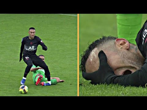 Neymar's Injury VS st etienne (28/11/21)