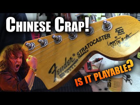 FAKE! Fender Yngwie Malmsteen Stratocaster, Will it play?