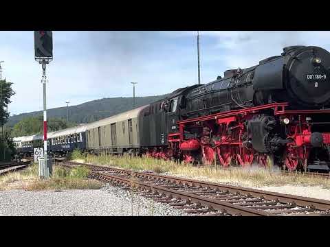 Dampfsonderfahrt- Scheineinfahrt in Furth im Wald