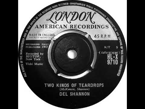 UK New Entry 1963 (87) Del Shannon - Two Kinds Of Teardrops