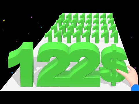 DIGIT STACK 3D RUN - Number Master (Math Game) Level Up Numbers