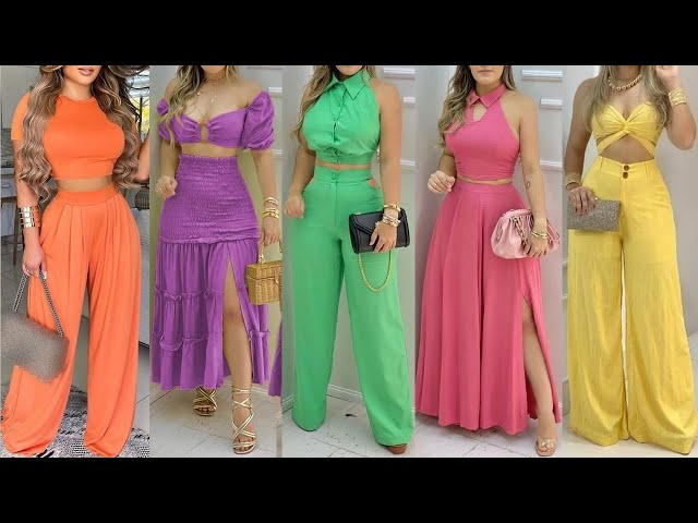 Vídeo relacionado con Alam Exclusive Conjunto de ropa de descanso de manga larga para mujer, con costuras de contraste, conjunto de dos piezas, ropa de punto con pantalones, Crema con marrón, One Size (8-12)UK